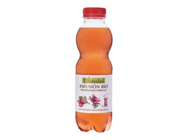 Te De Escaramujo Hibisco Sin Teina 500Ml. Bio