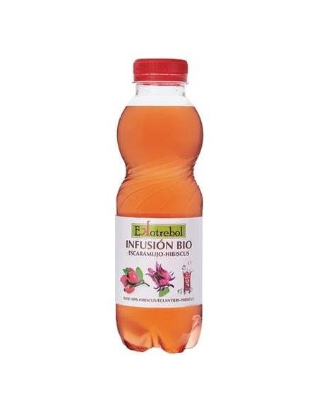 Te De Escaramujo Hibisco Sin Teina 500Ml. Bio