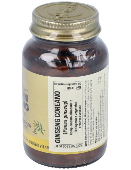 Ginseng Coreano (Panax Ginseng) 50Veg.