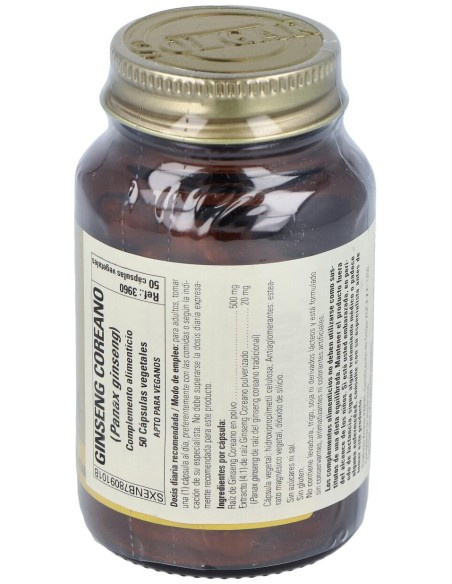 Ginseng Coreano (Panax Ginseng) 50Veg.