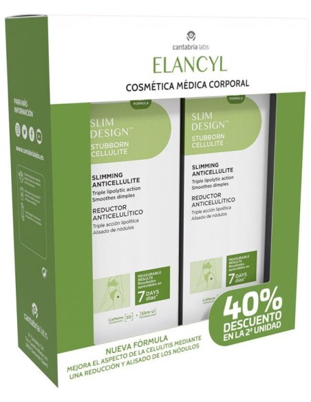 Slim Reductor Anticelulítico Dúo 2 X 200 Ml