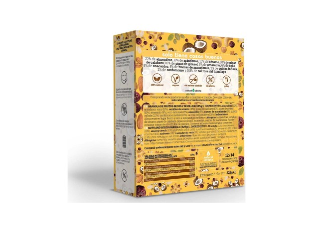 Natural Athlete Granola Arándano Cardamomo Eco...