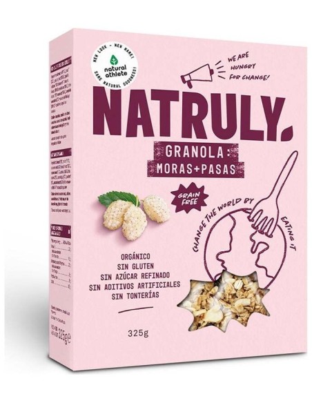 Natruly Granola De Moras Y Pasas Bio 325G