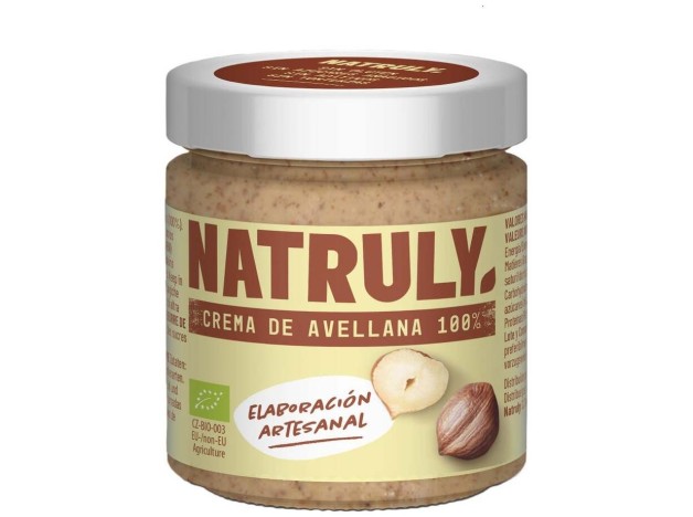 Natruly Crema Avellanas Bio Sin Gluten 200G