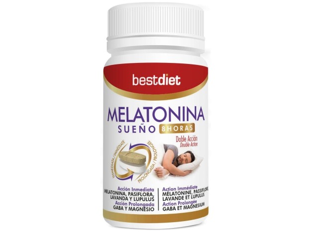 Bestdiet Melatonina Doble Acción 8 Horas 30Caps