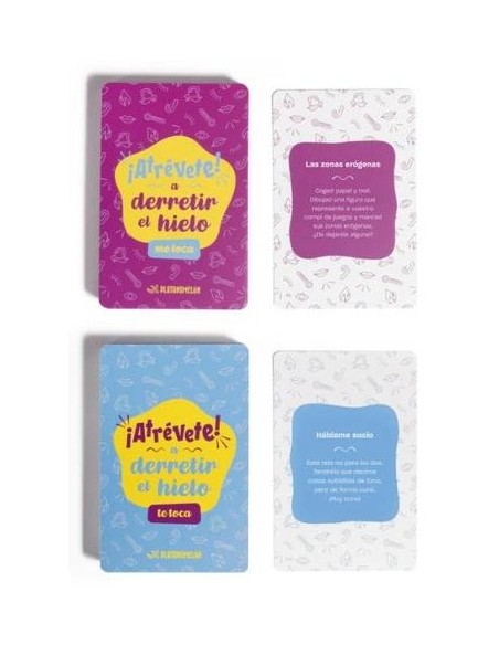 ¡Atrévete! - A Derretir El Hielo Juego De Cartas, Kits Para Parejas Platanomelón - Perfumes Club