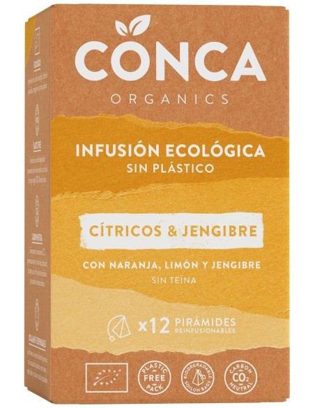 Conca Organics Citricos Y Jengibre Infusion Eco 12Uds