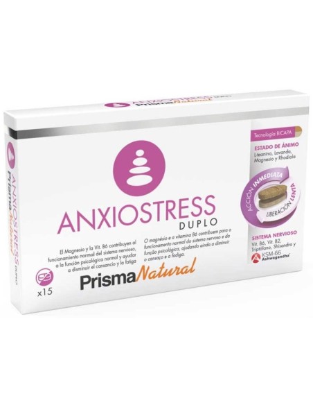 Prisma Natural Anxio-Stress Duplo 15Comp
