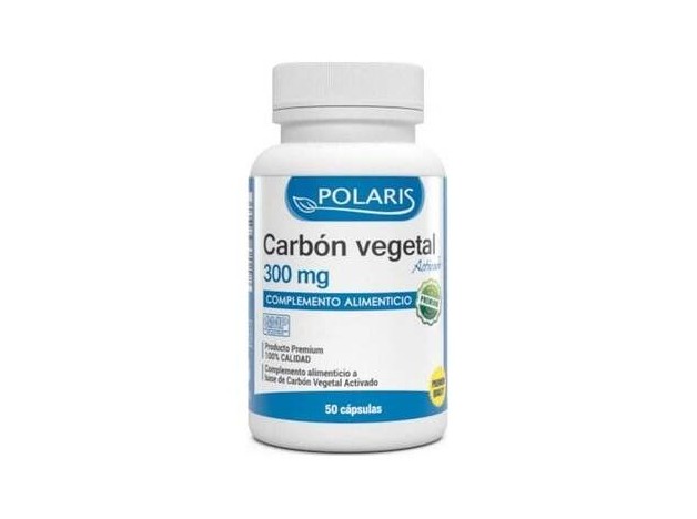 Polaris Carbon Vegetal 300Mg 50Caps