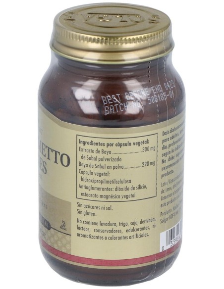 Sabal (Saw Palmeto)(Serenoa Rep) 100Veg
