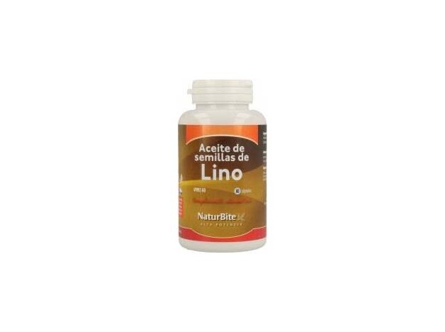 Naturbite Aceite Semillas Lino 1000Mg 60Caps