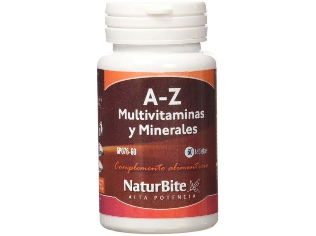 Naturbite A-Z Multivitaminas Y Minerales 60 Tabs