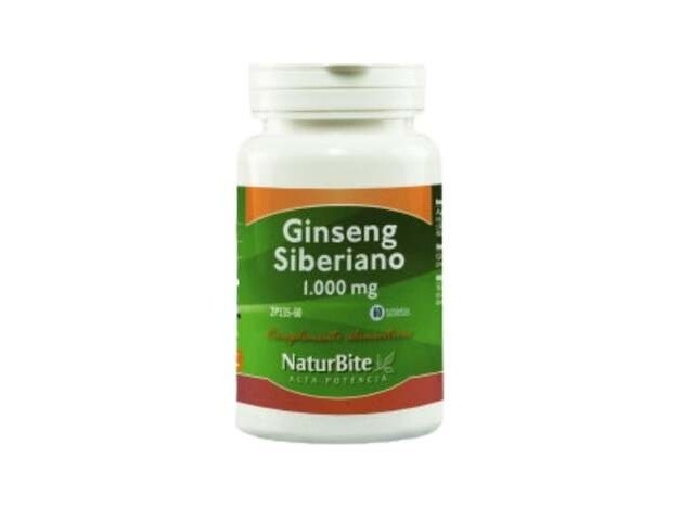 Naturbite Ginseng Siberiano 1.000Mg 60Tab