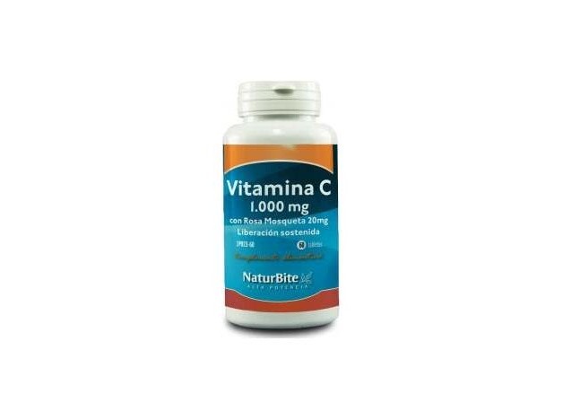 Naturbite Vitamina C 1000Mg Rosa Mosqueta 20Mg...