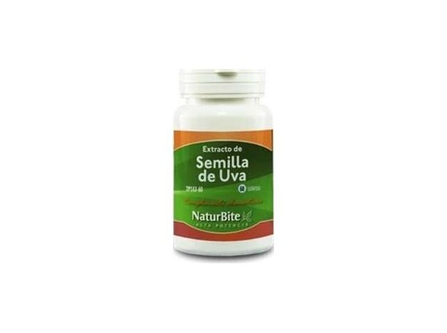 Naturbite Extracto Semilla Uva 50Mg 60Caps