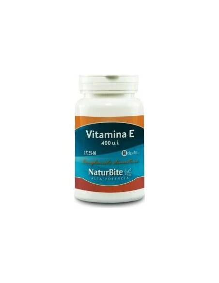 Naturbite Vitamina E 400Ui Natural 60Caps