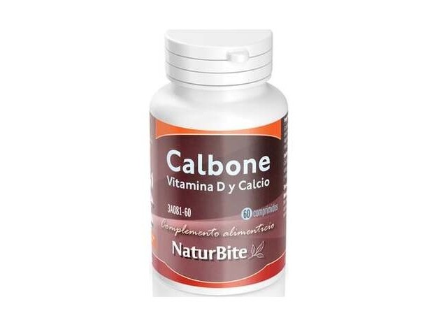 Naturbite Vitamina D Y Calcio Calbone 60Caps