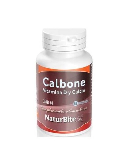 Naturbite Vitamina D Y Calcio Calbone 60Caps