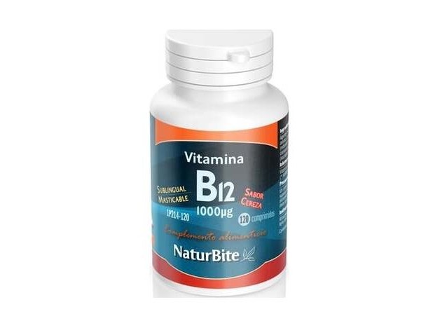Naturbite Vitamina B12 Cianocobalamina 1000Mg...