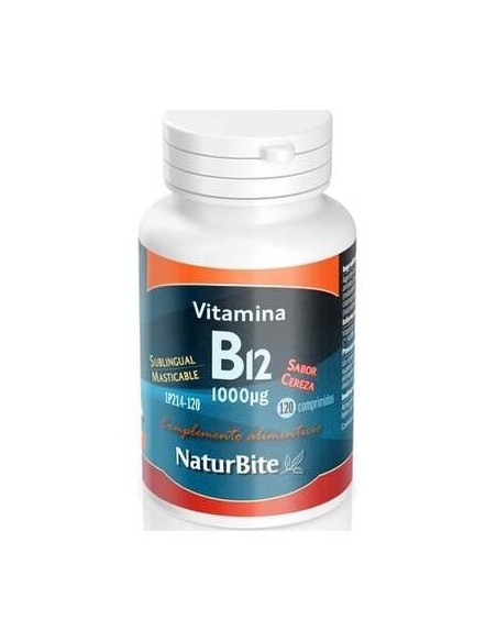 Naturbite Vitamina B12 Cianocobalamina 1000Mg 120Comp