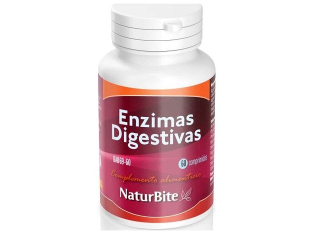 Naturbite Enzimas Digestivas Veganas 250Comp