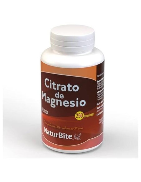 Naturbite Citrato De Magnesio 250Comp