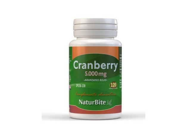 Naturbite Cranberry Arandano Rojo 5000Mg 120Comp