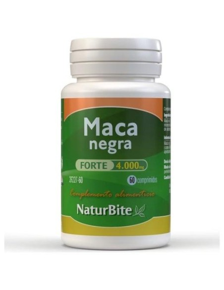 Naturbite Maca Negra Forte 4000Mg 60Comp