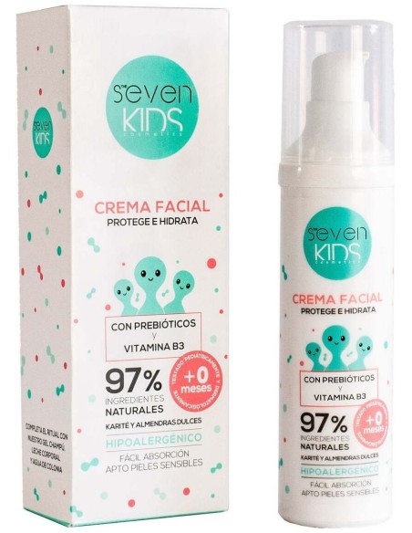 Seven Kids Crema Facial Prebióticos Y Vitamina B3 50Ml