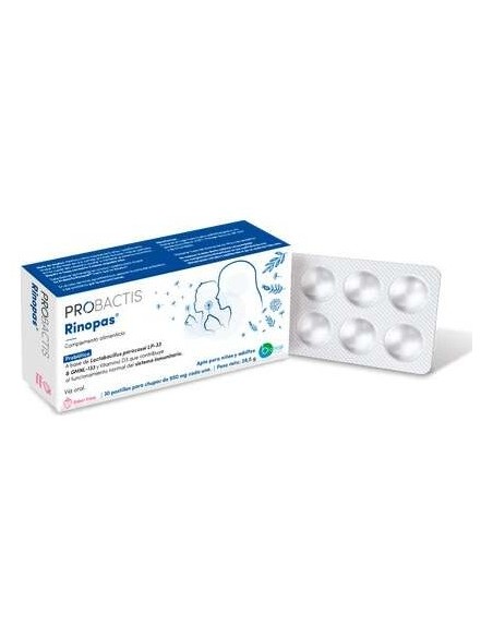 Probactis Rinopas Fresa 30Pastillas Para Chupar.