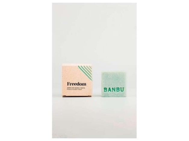 Freedom Jabon Corporal Solido Menta 100G Eco Vegan