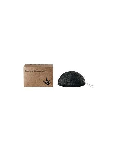 Konjac Esponja Facial Exfoliante Negra 7Gr.