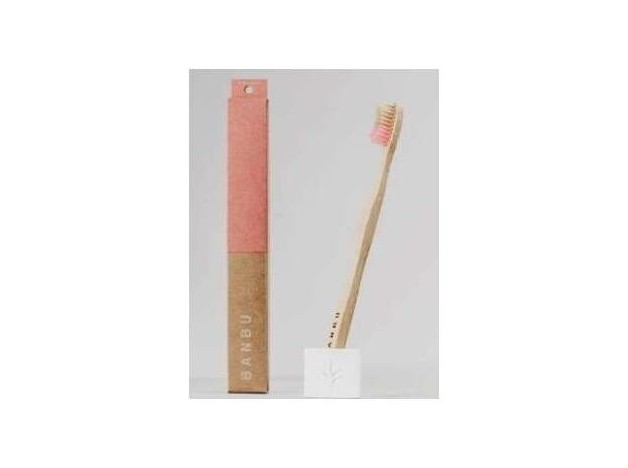 Banbu Cepillo Dental Adulto Medio Rosa 1Ud