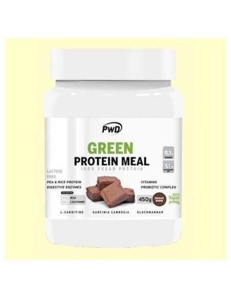 Pwd Green Protein Meal Chocolate Brownie 450G