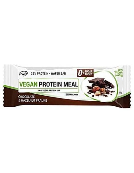 Pwd Vegan Protein Meal Choco-Avellana Praline 12Uds