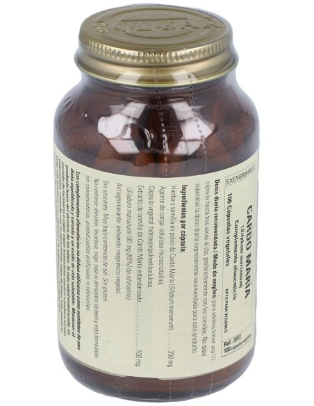 Cardo Mariano (Sylibum Marianum) 100Cap.Veg.