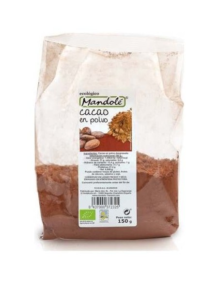 Mandole Cacao Polvo Bio 150G