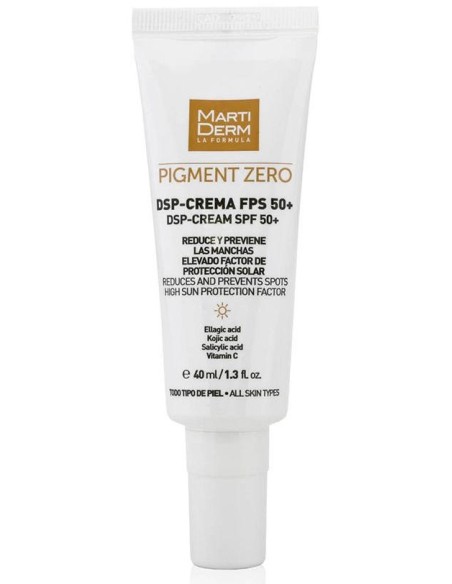 Martiderm Pigment Zero Crema Despigmentante Fps 50+, 40 Ml