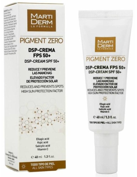 Martiderm Pigment Zero Crema Despigmentante Fps 50+, 40 Ml
