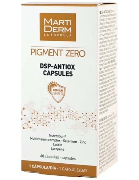 Martiderm Pigment Zero Dsp-Antiox, 60 Cápsulas