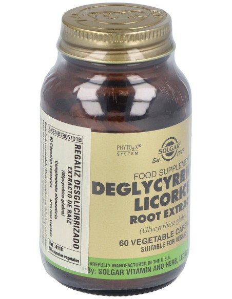 Regaliz Desglicirrizado-Raiz-(Licorice) 60V