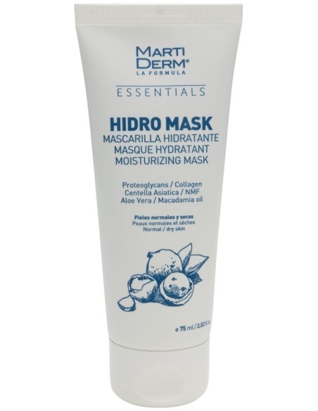 Martiderm Essentials Hidro-Mask Mascarilla Hidratante Y Reafirmante, 75 Ml