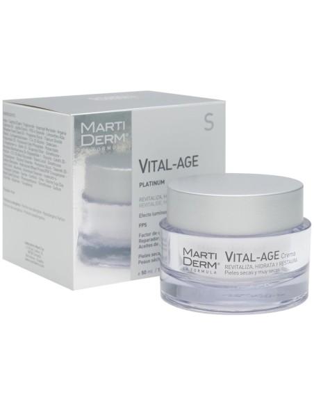 Martiderm Vital-Age Crema Piel Seca Y Muy Seca, 50 Ml
