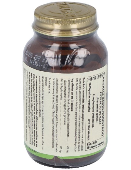 Regaliz Desglicirrizado-Raiz-(Licorice) 60V