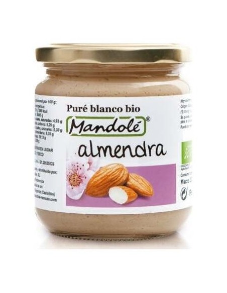 Mandole Crema Almendras Blanca Bio 325G