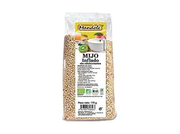 Mandole Mijo Hinchado Bio Sin Edulcorantes 175 G