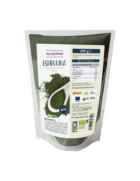 Algamar Espirulina Polvo Bio 250G