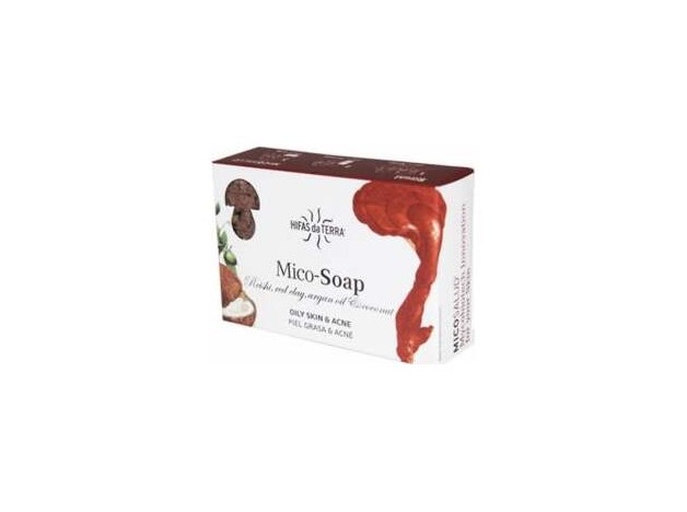 Jabon Reishi Argan Arcilla Roja Y Coco - Hifas...