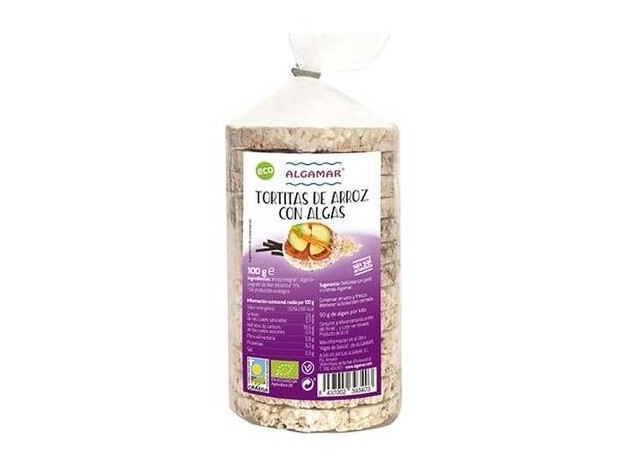 Algamar Tortitas De Arroz Y Algas Bio 100G
