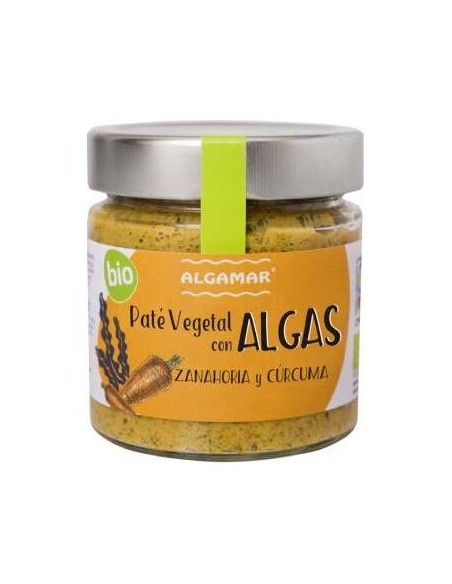 Pate De Algas Zanahoria Y Curcuma 180Gr. Bio